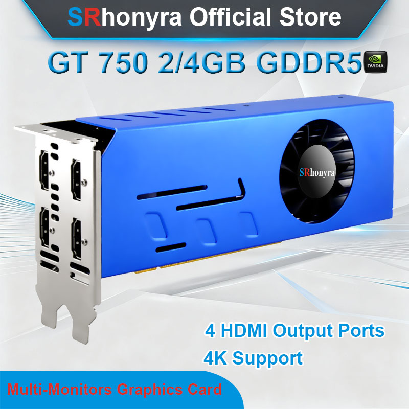 4 Hdmi Multi Monitor Video Card 4K - Видеокарта SRhonyra GeForce GTX1660S 1050 1050Ti