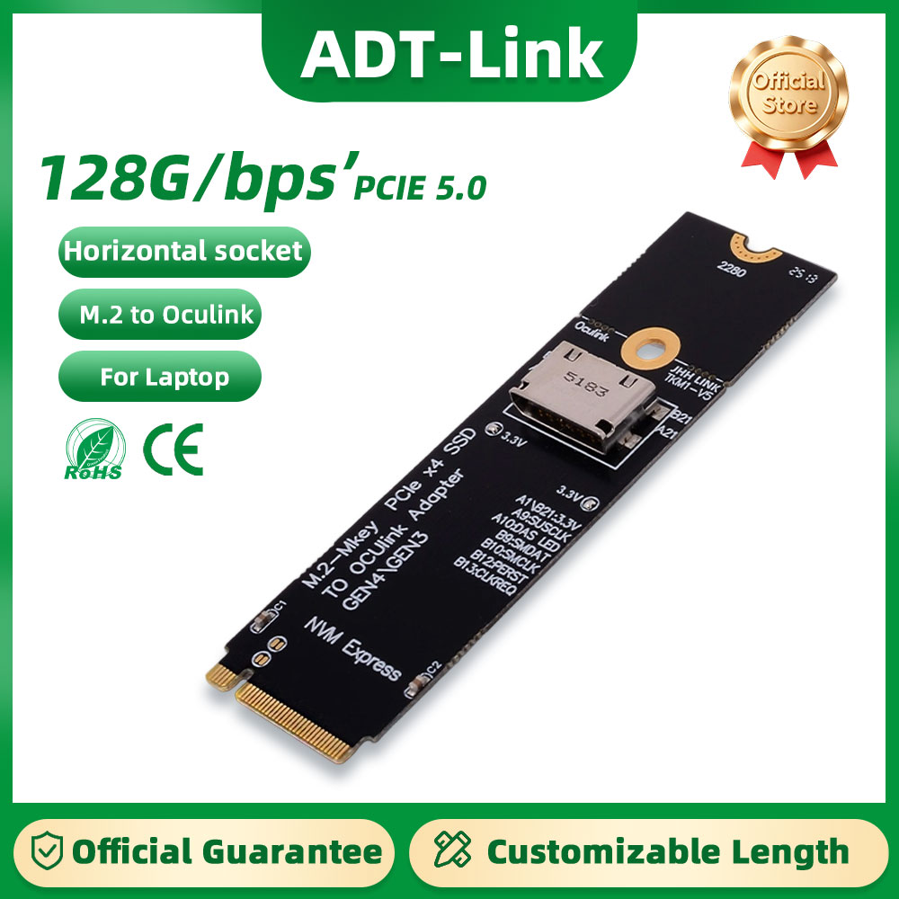 Oculink Egpu Dock Graphics Card - Карта расширения ADT-Link PCIe 5.0 X4
