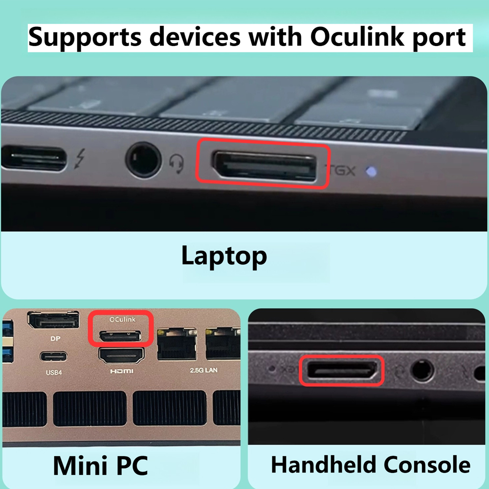 Док-станция Oculink eGPU для н – обзор и цена Oculink Egpu Dock Graphics Card
