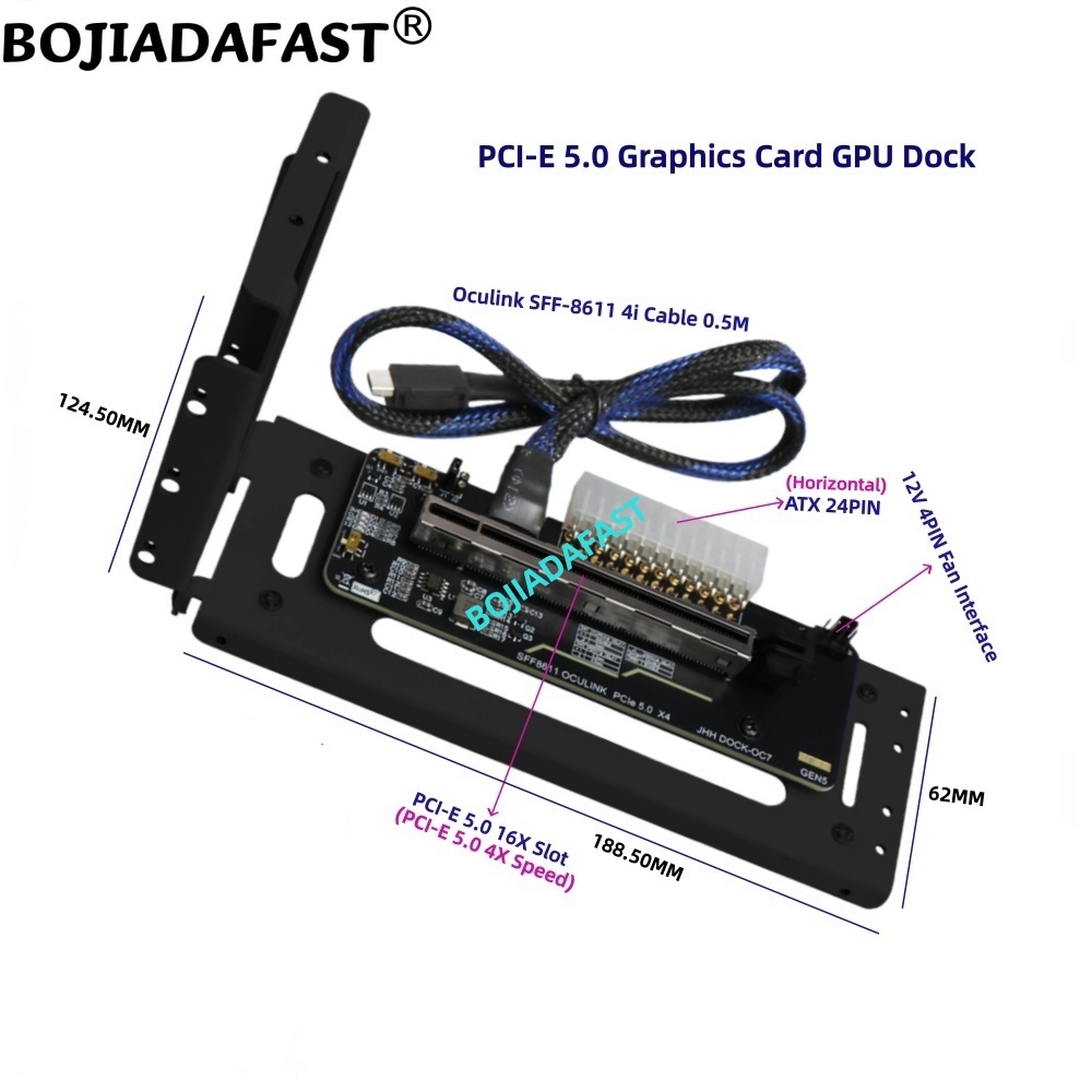 PCI-E 5.0 X4 OCuLink внешняя в – обзор и цена Oculink Egpu Dock Graphics Card