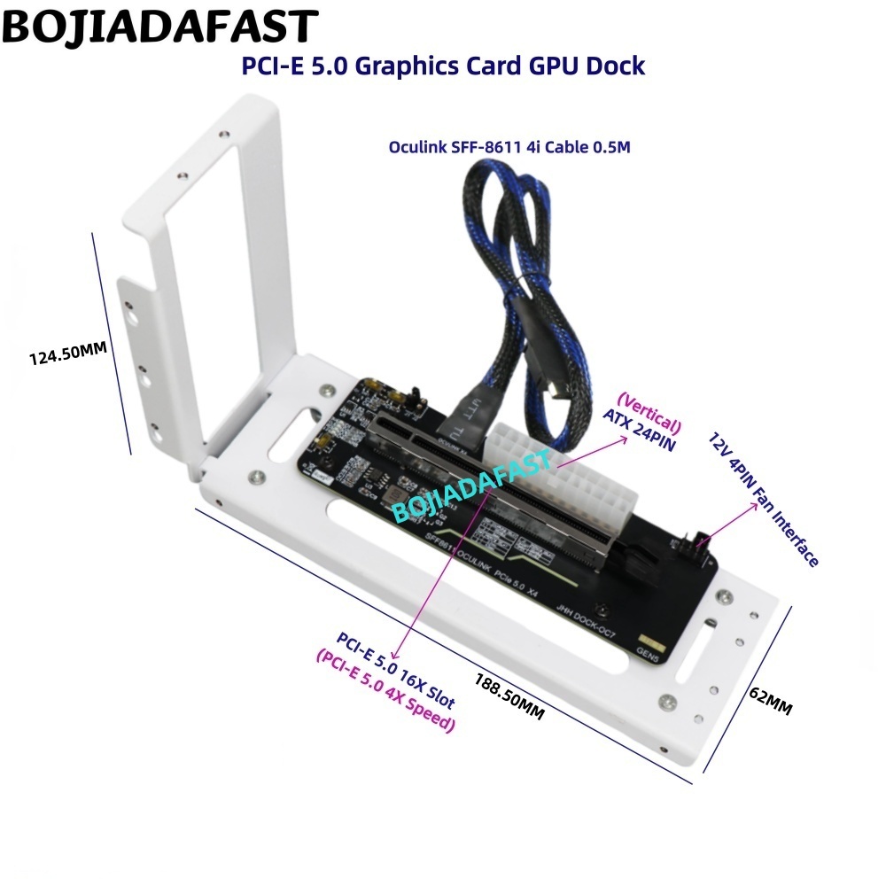 Адаптерная карта PCI-E 5.0 16X – обзор и цена Oculink Egpu Dock Graphics Card
