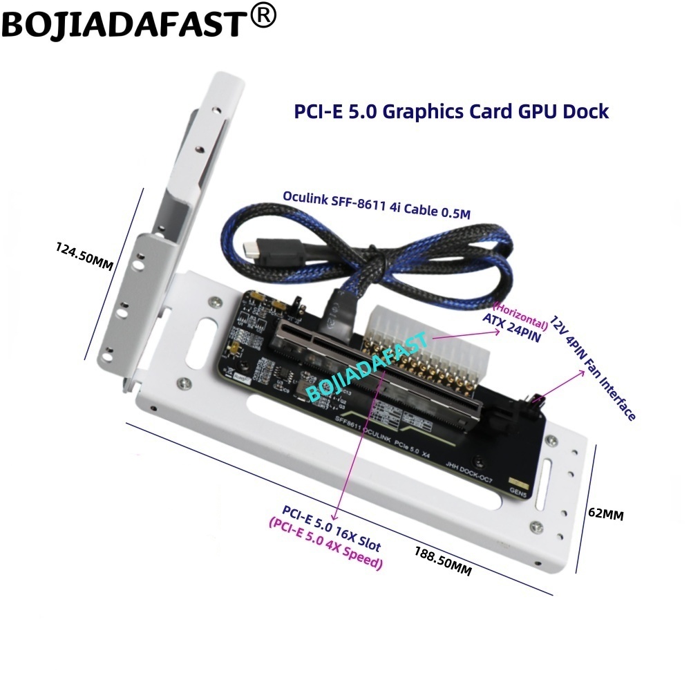 Адаптерная карта PCI-E 5.0 16X – обзор и цена Oculink Egpu Dock Graphics Card
